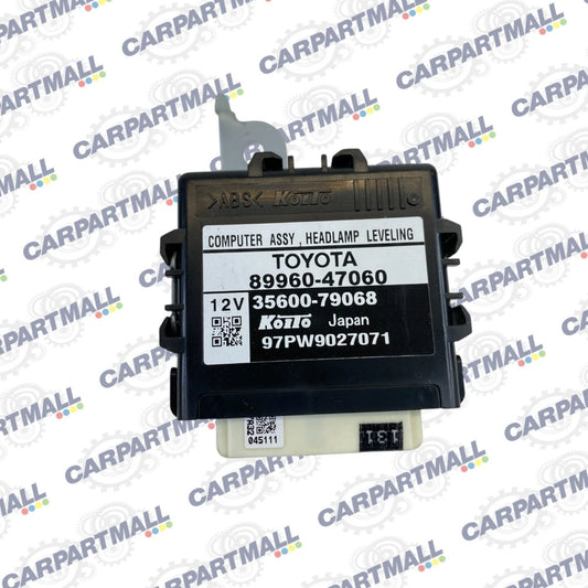 2010 2011 TOYOTA PRIUS HEADLAMP LEVELING COMPUTER UNIT MODULE OEM 89960-47060