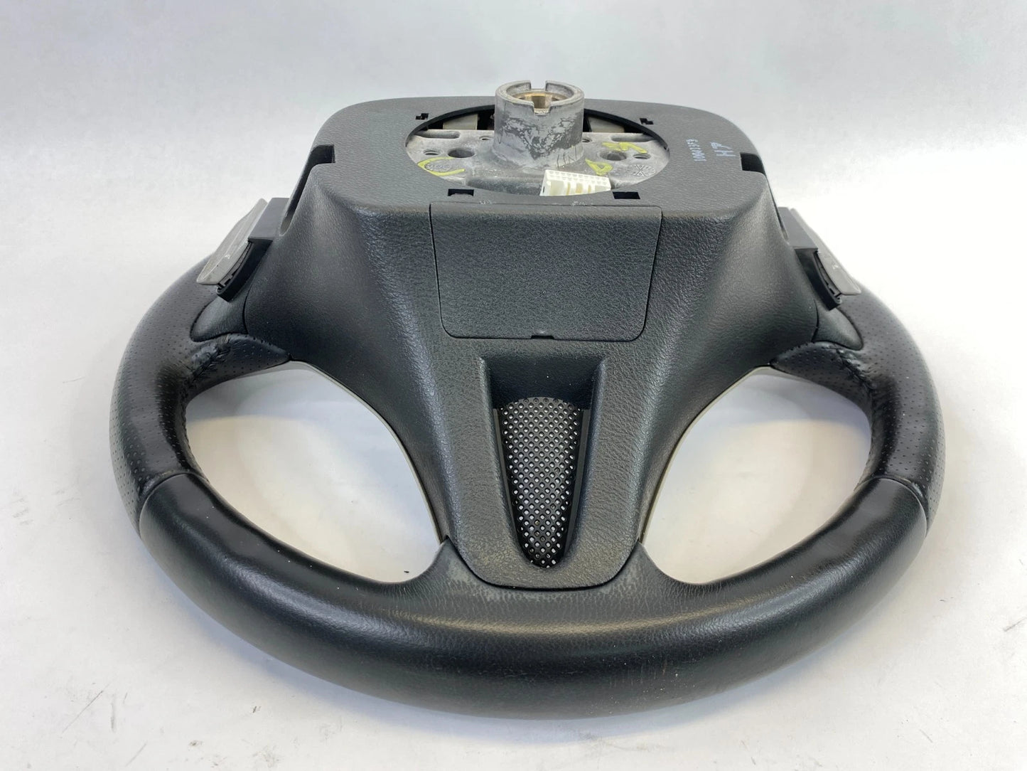 2009-2013 HONDA FIT STEERING WHEEL W/ CRUISE CONTROL SWITCH ASSEMBLY LEATHER OEM