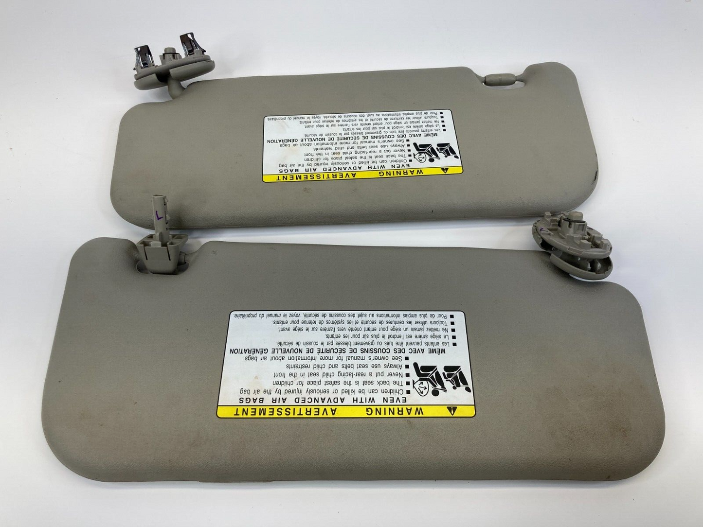 2009-2013 Toyota Corolla Left & Right Side Sunvisor Sun Visor Shade Set Pair