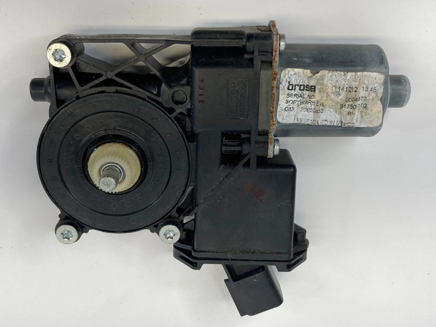 11-17 BUICK REGAL FRONT RIGHT PASSENGER SIDE DOOR POWER WINDOW MOTOR 20952453