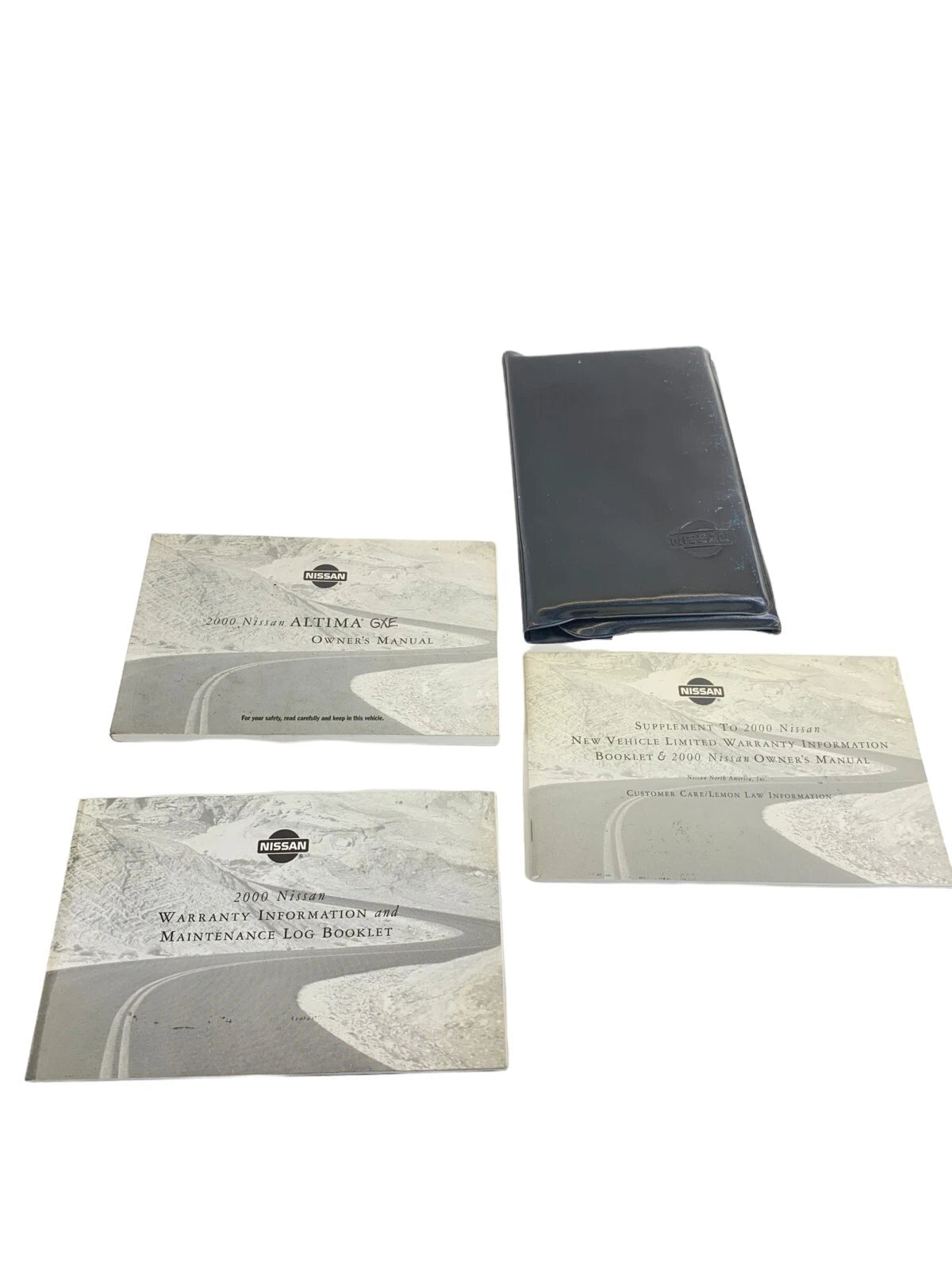 2000 00 NISSAN ALTIMA GXE OWNERS MANUAL WARRANTY INFORMATION BOOKLET SET W/ CASE