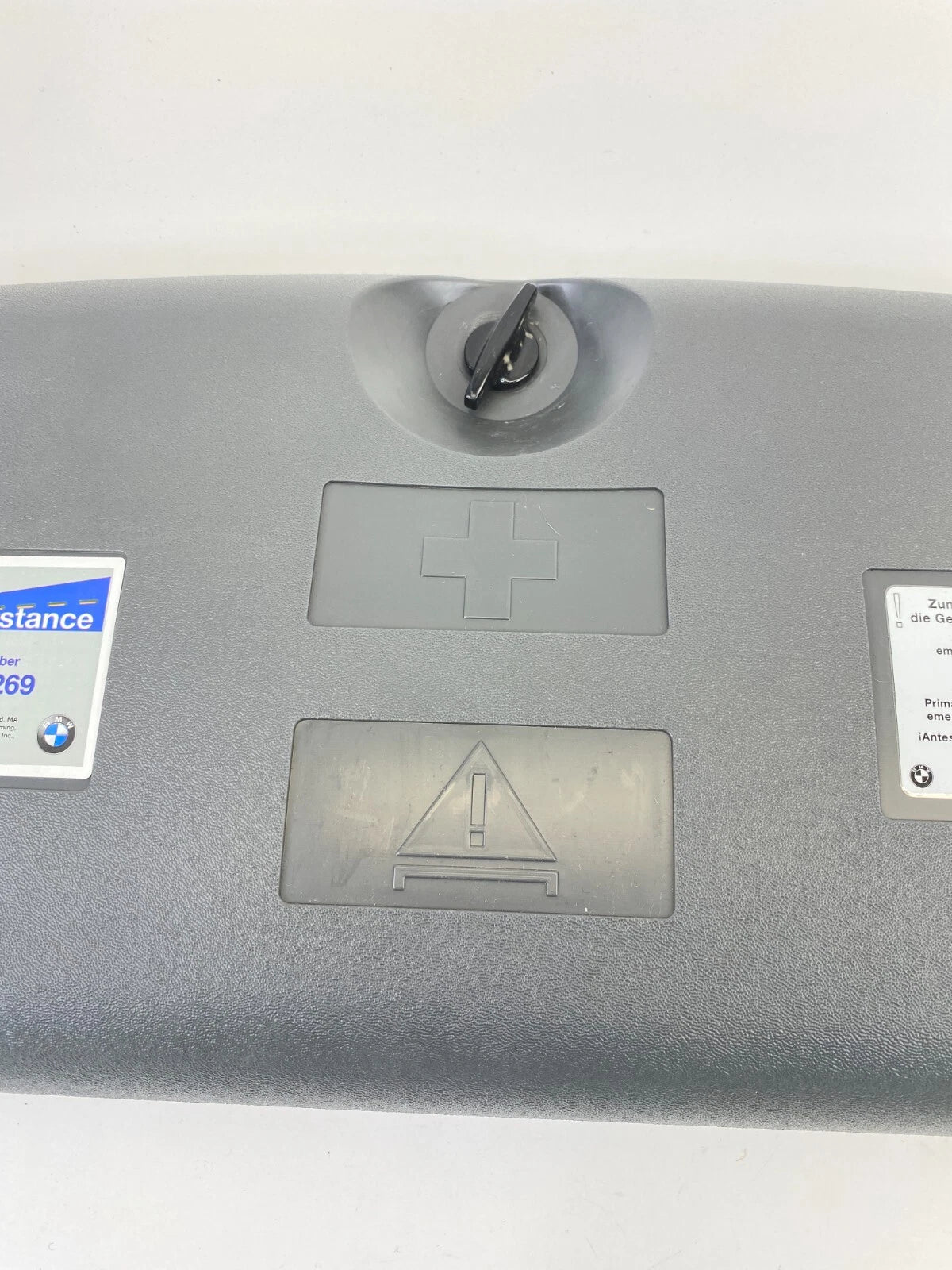 02-05 BMW 745I 745LI REAR TRUNK EMERGENCY FIRST AID KIT TOOL BOX 7111-675254 OEM