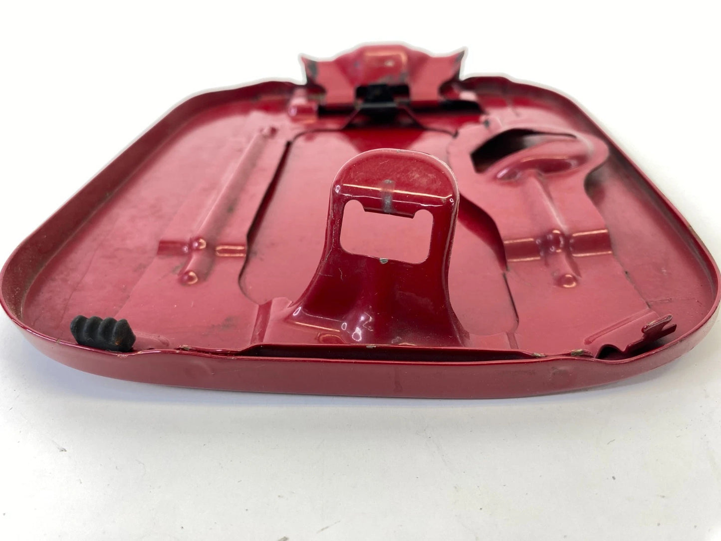 2003-2007 HONDA ACCORD COUPE FUEL FILLER DOOR GAS TANK LID FLAP RED OEM