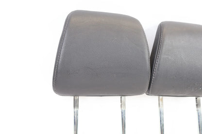 16-22 HONDA PILOT PAIR REAR SECOND ROW HEADRESTS LEFT RIGHT BLACK LEATHER OEM