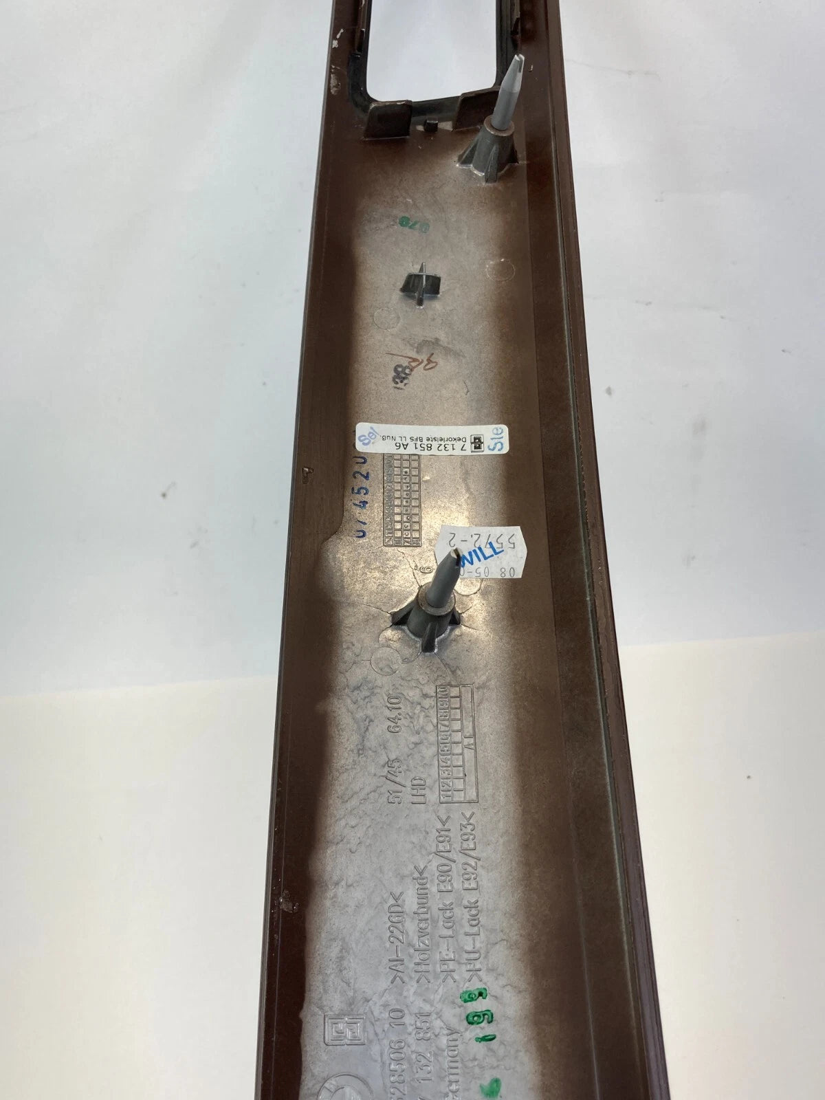 2007 2008 BMW 328I 328XI 2006 325I CENTER DASH TRIM MOLDING BEZEL 52850610 OEM