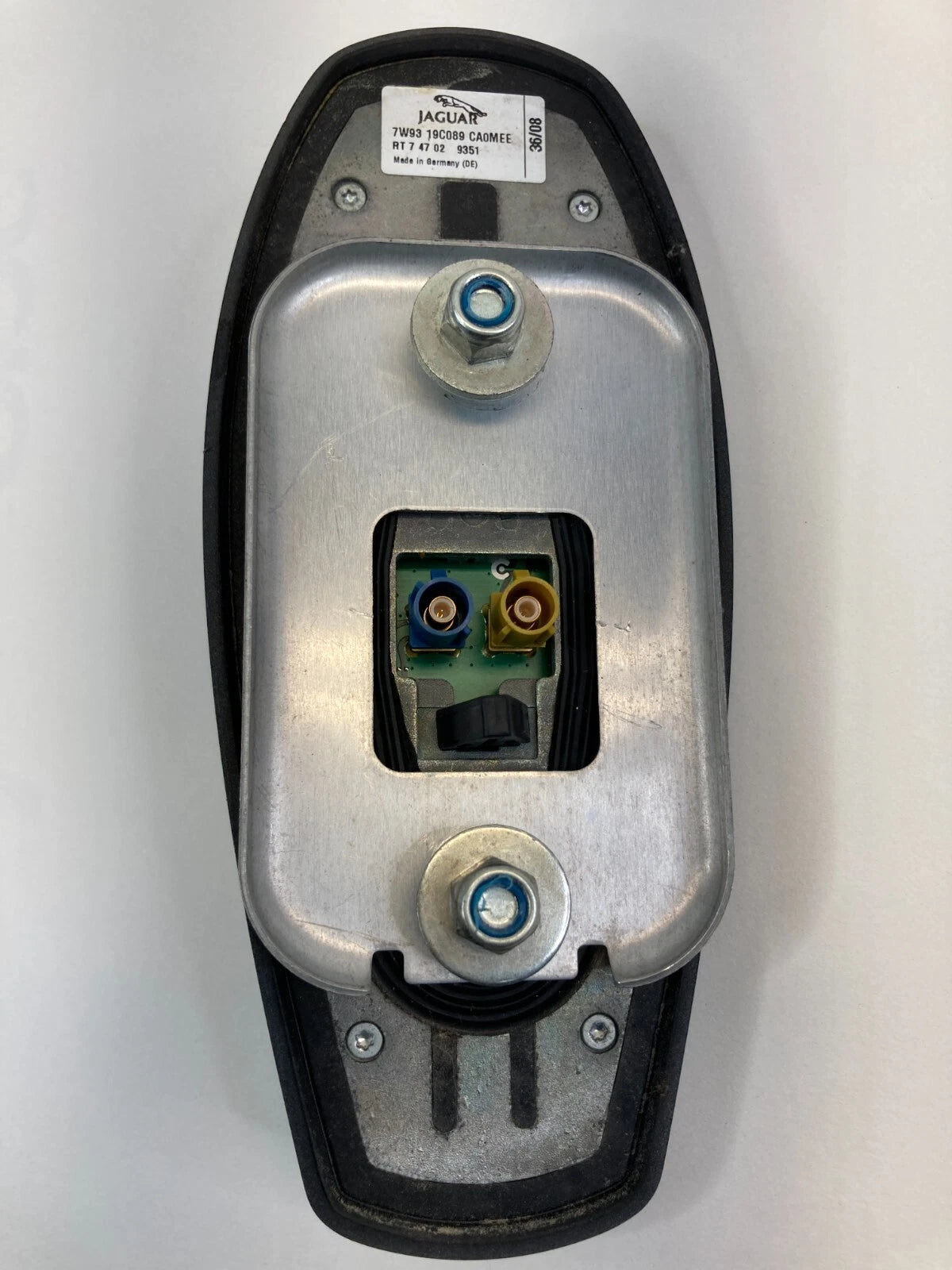 2009-2015 JAGUAR XF ROOF SHARK FIN RADIO GPS ANTENNA W/ COVER 7W9319C089 OEM