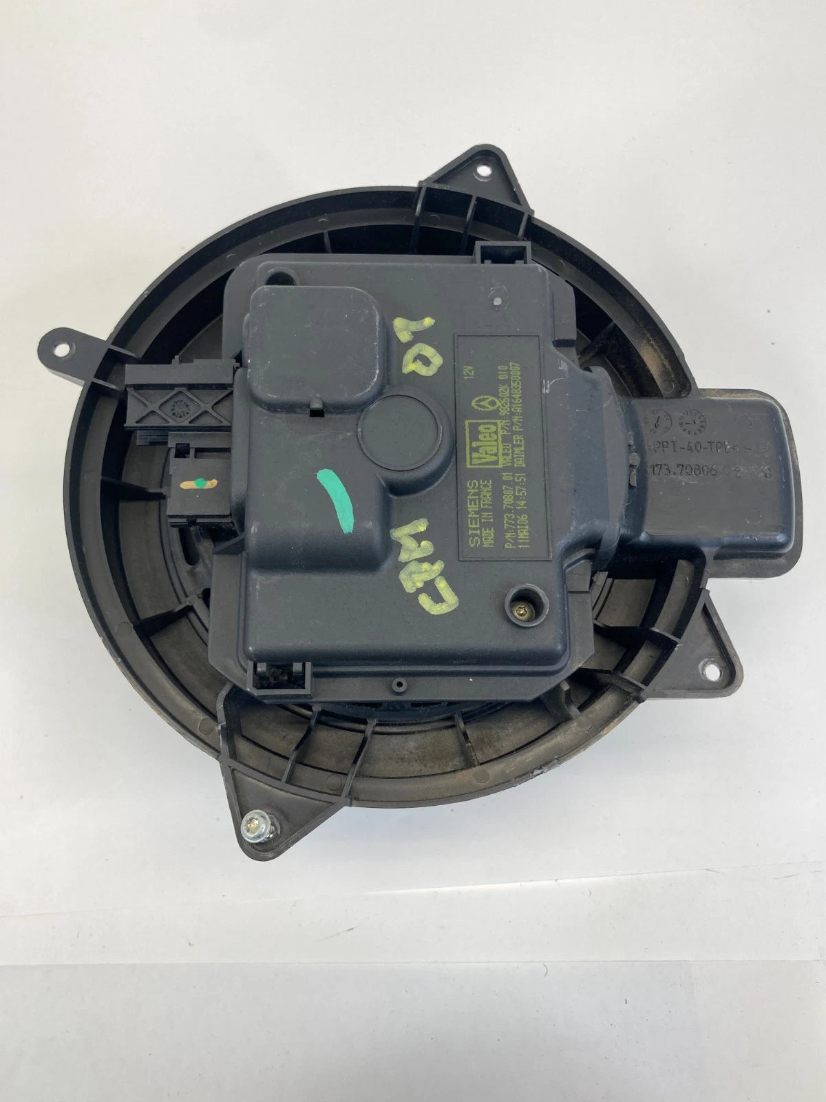 2007-2012 MERCEDES-BENZ GL450 HVAC BLOWER MOTOR FAN 773-70807-01 OEM