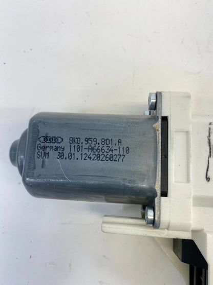 09-16 AUDI A4 QUATTRO FRONT LEFT SIDE POWER DOOR WINDOW MOTOR 8K0-959-801-A OEM