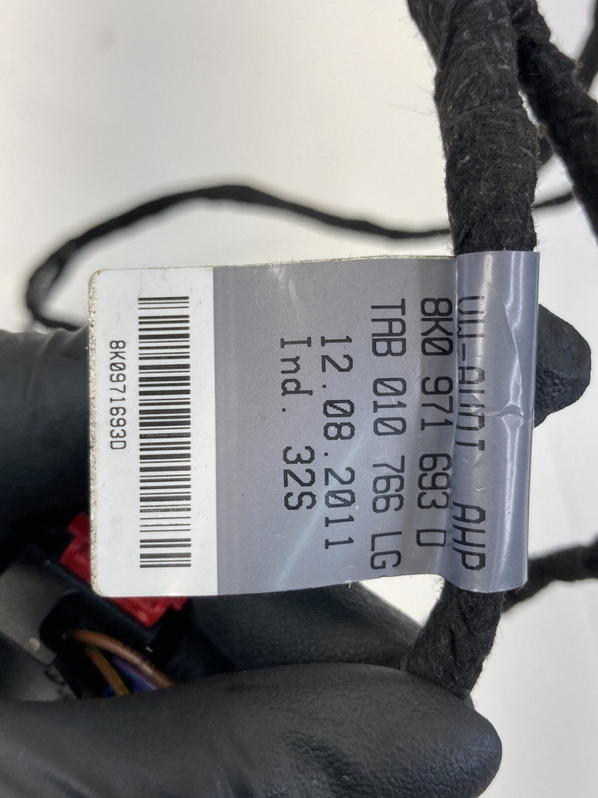 2009-2016 Audi A4 Quattro Rear Left Side Interior Door Handle w Lock Switch OEM