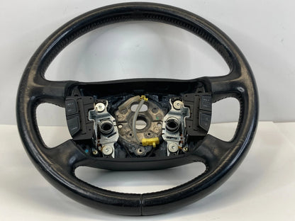 2001-2005 VOLKSWAGEN JETTA STEERING WHEEL W/ CONTROLS 4 SPOKE BLACK LEATHER