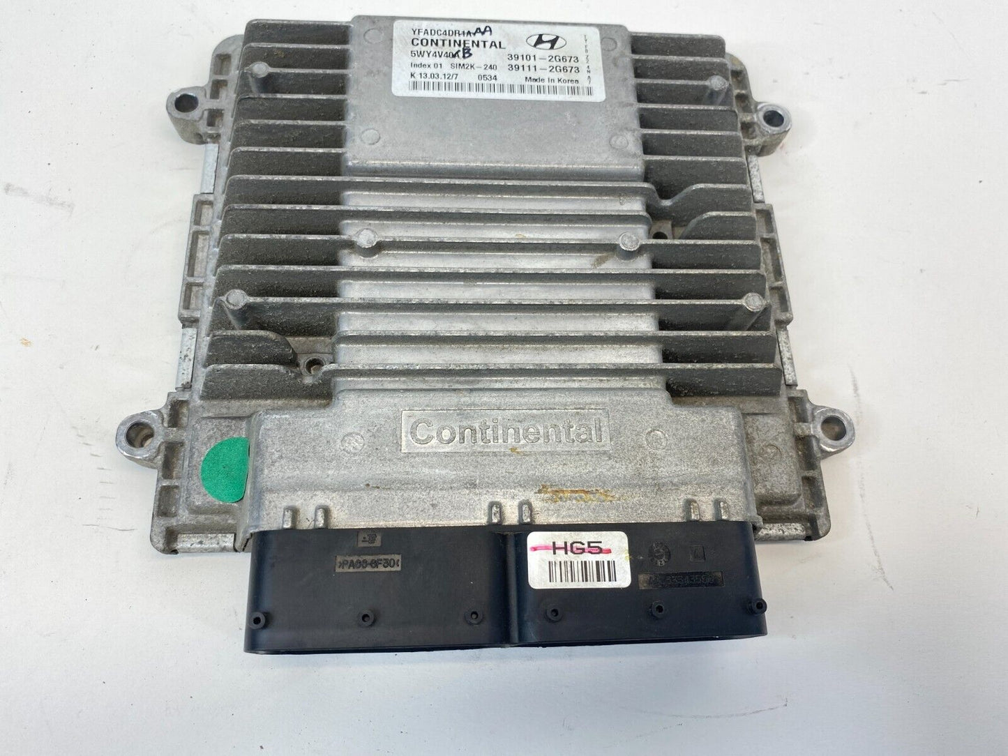 2013 2014 Hyundai Sonata 2.4L L4 AT Engine Control Module ECM 39111-2G673 OEM