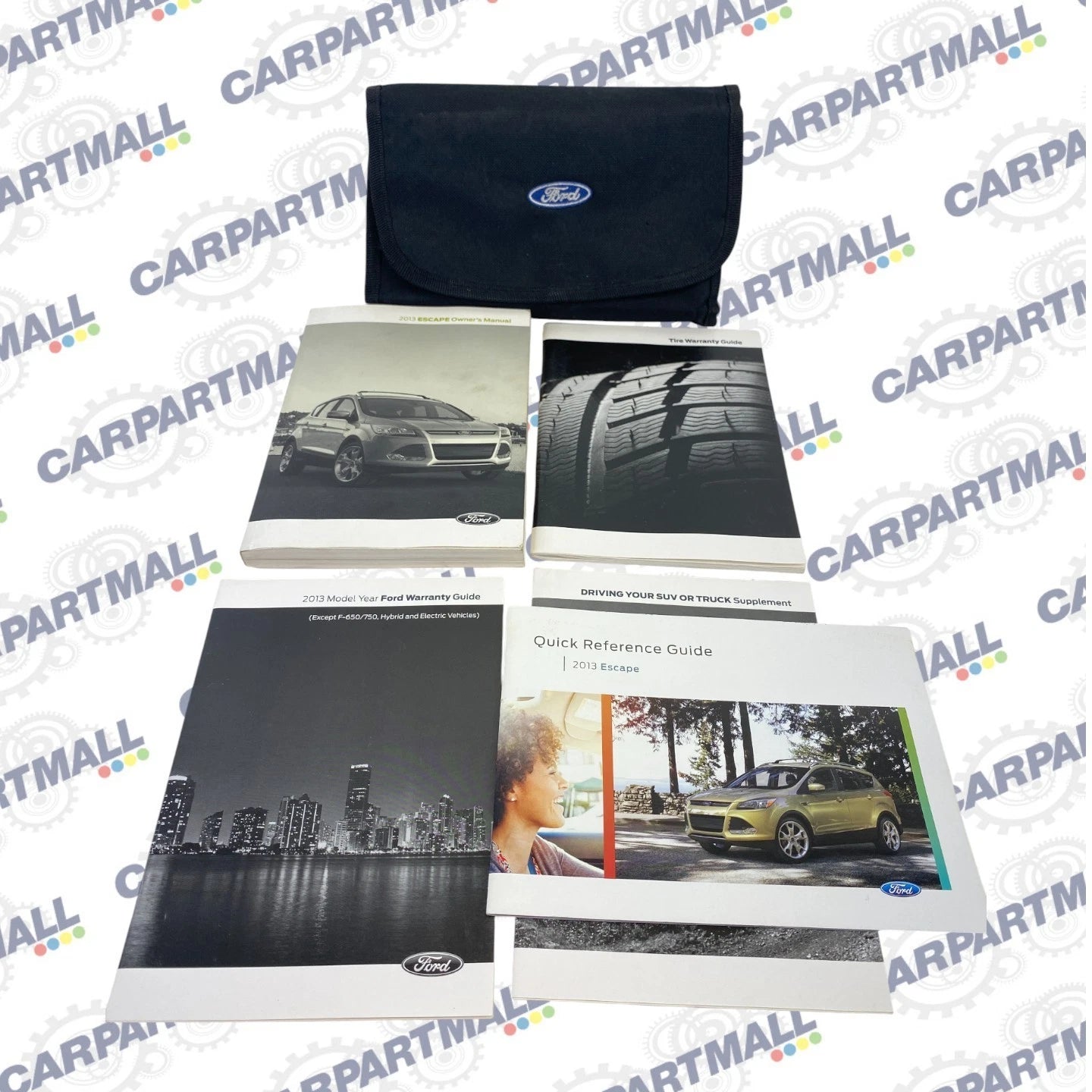 2013 13 Ford Escape Owners Manual Reference Guide Book w/Case OEM