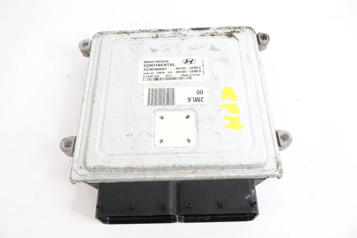 2014-2016 HYUNDAI ELANTRA 1.8L AT ENGINE COMPUTER CONTROL MODULE ECU 39102-2EML6