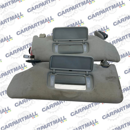 2003-2007 HONDA ACCORD ROOF LEFT & RIGHT SUNVISOR SUN VISOR W/ LIGHTS PAIR SET