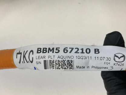 10-13 MAZDA 3 REAR RIGHT RH BACK DOOR WIRE WIRING HARNESS LOOM BBM5-67210-B OEM