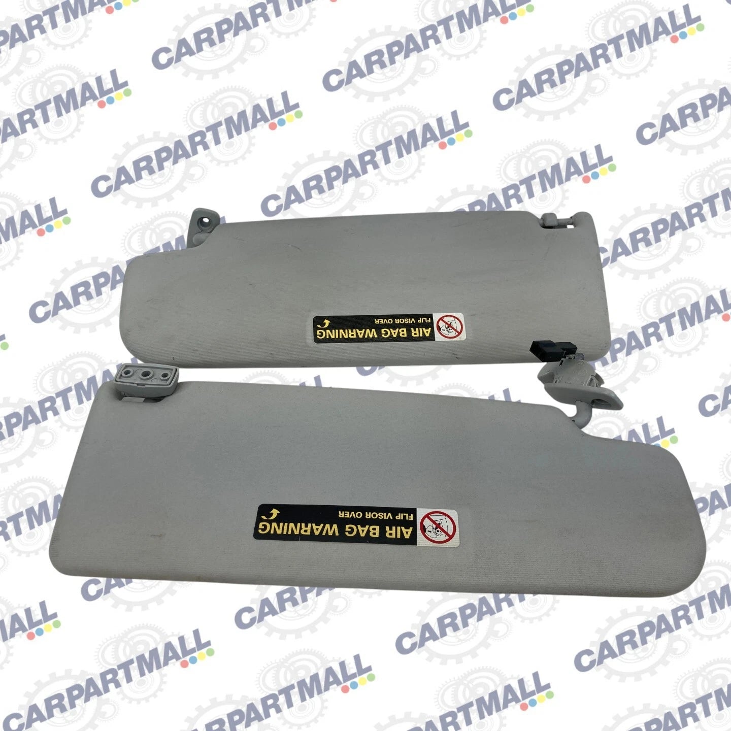 2001-2005 VOLKSWAGEN NEW BEETLE FRONT SUN VISOR SET LEFT RIGHT PAIR ASSEMBLY OEM