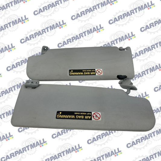 2001-2005 VOLKSWAGEN NEW BEETLE FRONT SUN VISOR SET LEFT RIGHT PAIR ASSEMBLY OEM