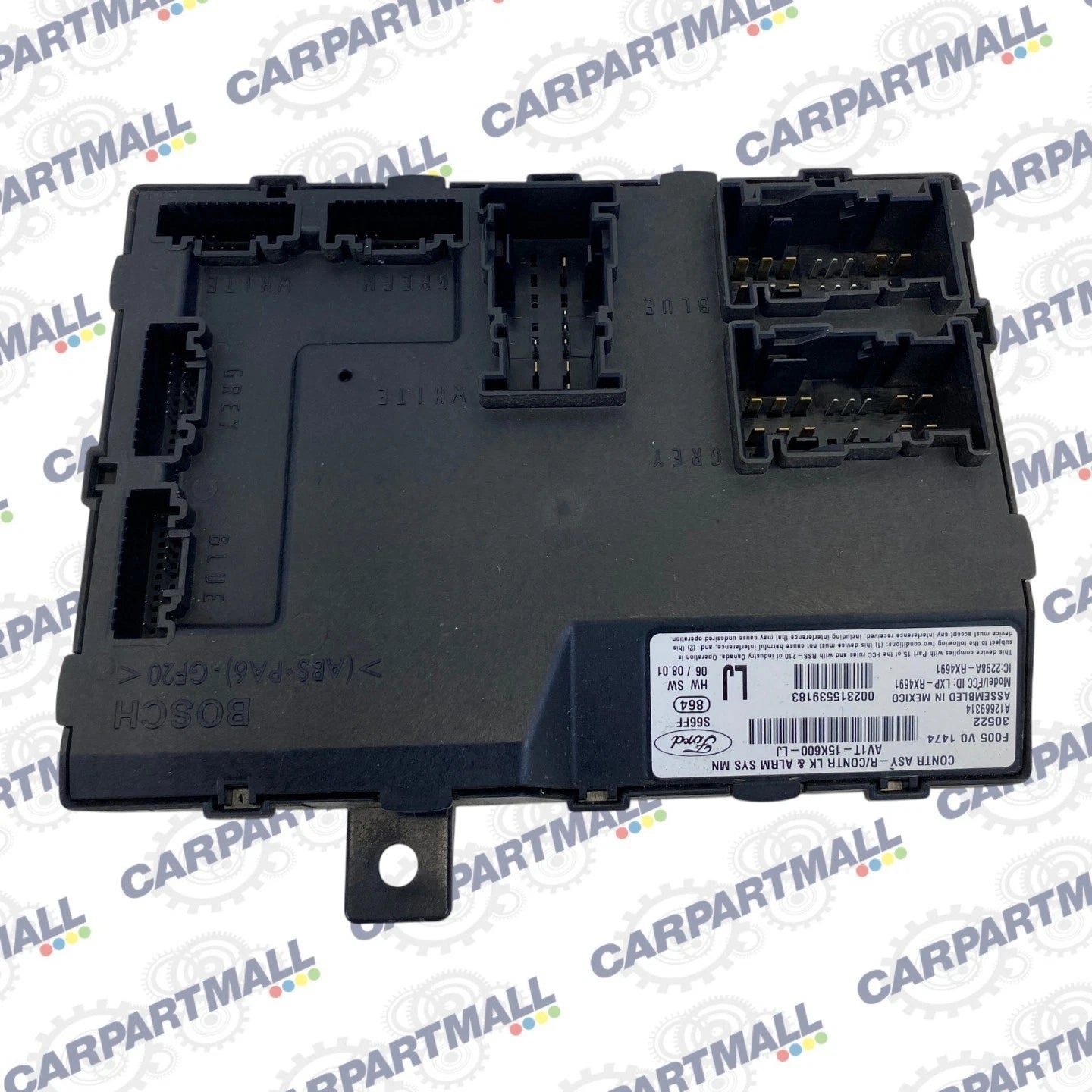 2014-2019 FORD FIESTA ANTI-THEFT ALARM CONTROL MODULE OEM FACTORY AV1T-15K600-LJ