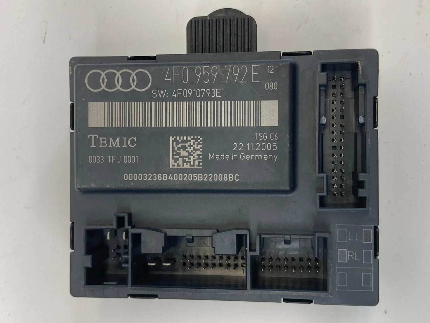 06-08 AUDI A6 QUATTRO FRONT RIGHT PASSENGER SIDE DOOR CONTROL MODULE 4F0959792E