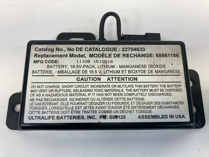 11-17 BUICK REGAL 10-19 LACROSSE ONSTAR BATTERY BACKUP CONTROL MODULE 22704633