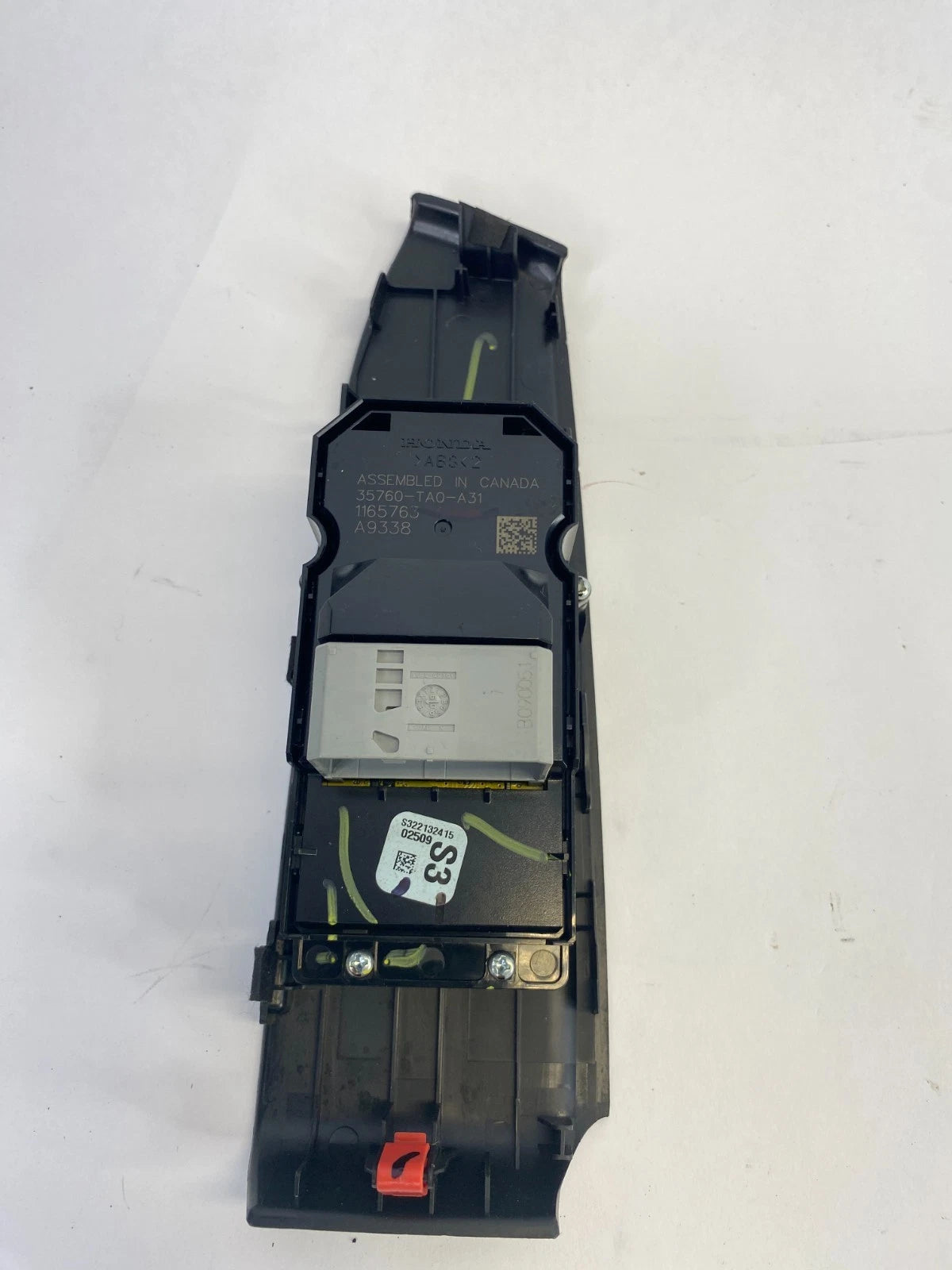 2008-2012 HONDA ACCORD FRONT RIGHT SIDE WINDOW SWITCH W/ BEZEL 35760-TA0-A31 OEM