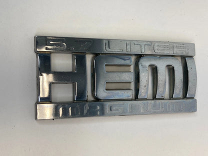 03-05 DODGE RAM 2500 5.7L HEMI MANGUM LEFT OR RIGHT EMBLEM NAMEPLATE 55077661AA