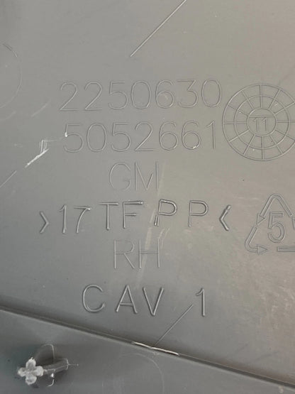 2013 CHEVROLET CHEVY MALIBU CENTER CONSOLE RIGHT SIDE FLOOR PANEL COVER TRIM OEM