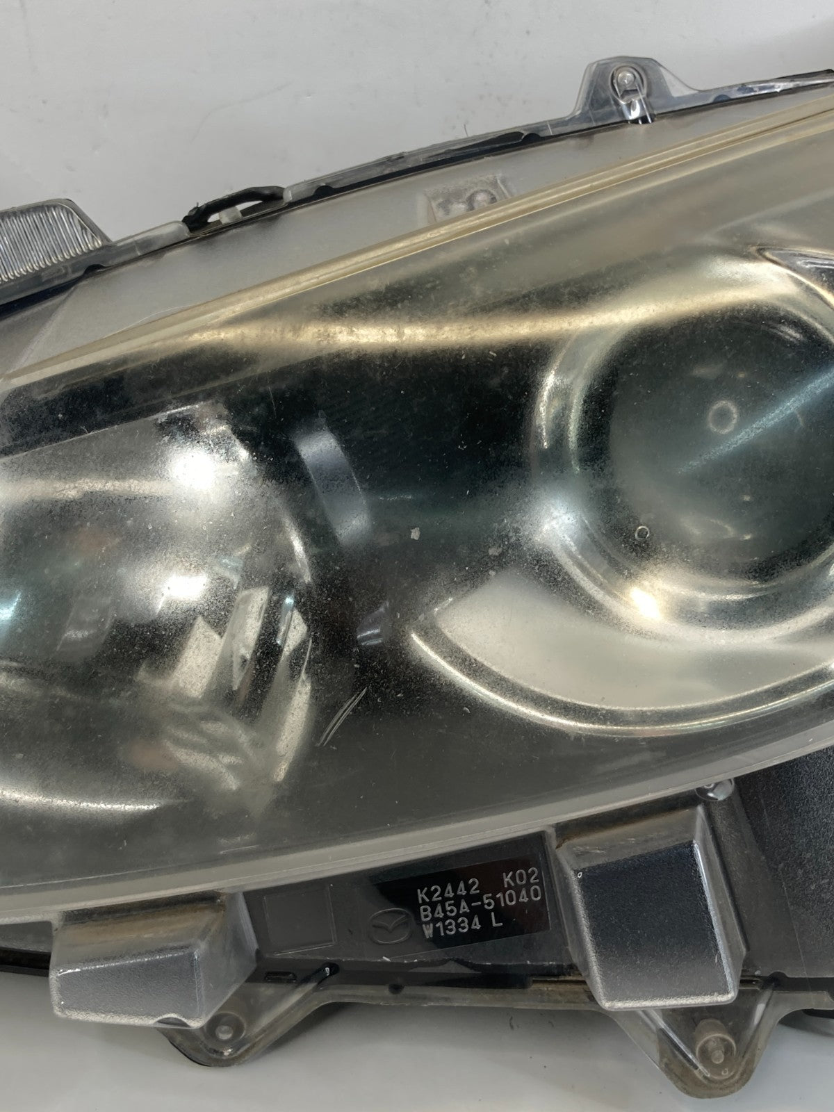 2014-2016 Mazda3 Mazda 3 Front Left Driver Halogen Headlight Head Lamp B45A51040