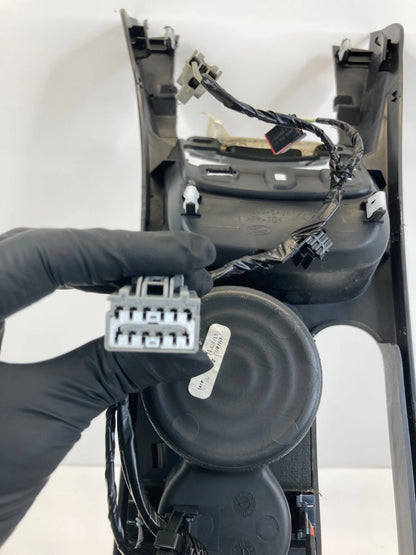 2011-2013 FORD FIESTA CENTER CONSOLE BASE FRAME PANEL W/ CUP HOLDER AE8354044D52