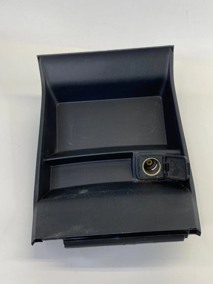 2013-2016 FORD FUSION CONSOLE STORAGE BIN TRAY TRIM COVER W/POWER OUTLET ASSY
