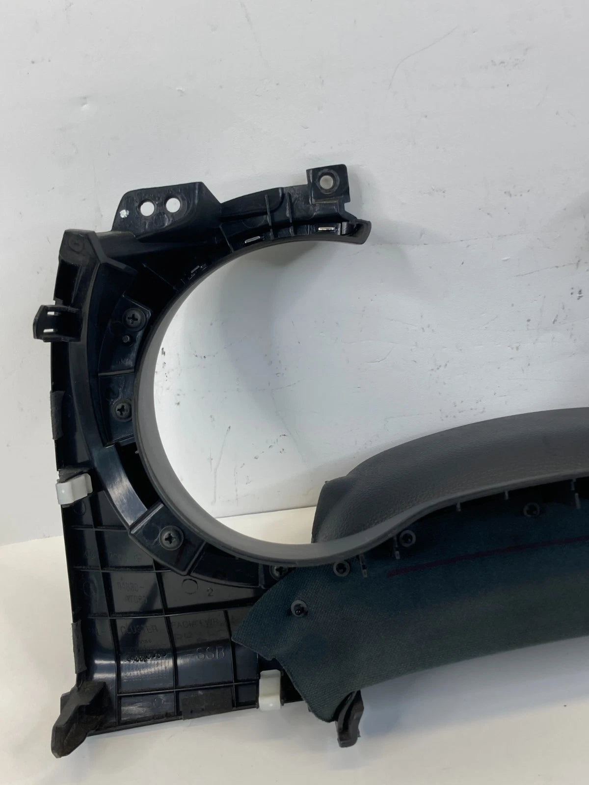 14-16 Kia Forte Dash Cluster Bezel w/ Upper Column Cover Trim 84830-A7060 OEM