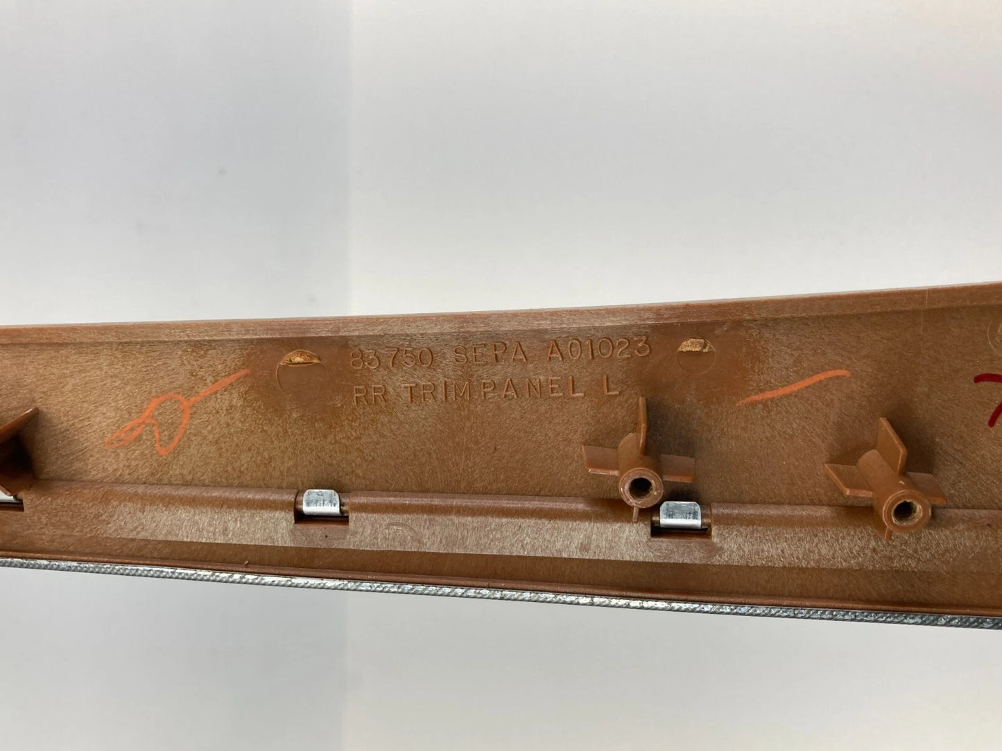 2004-2008 ACURA TL REAR LEFT INNER DOOR MOLDING TRIM PANEL 83750-SEPA-A01023 OEM