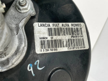 2012-2019 FIAT 500 ABS POWER BRAKE BOOSTER & MASTER CYLINDER 04581513AC OEM