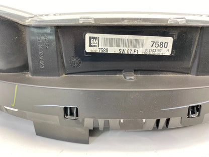 2012 CHEVY EQUINOX 2.4L AT SPEEDOMETER INSTRUMENT CLUSTER GAUGES 271K 20907580