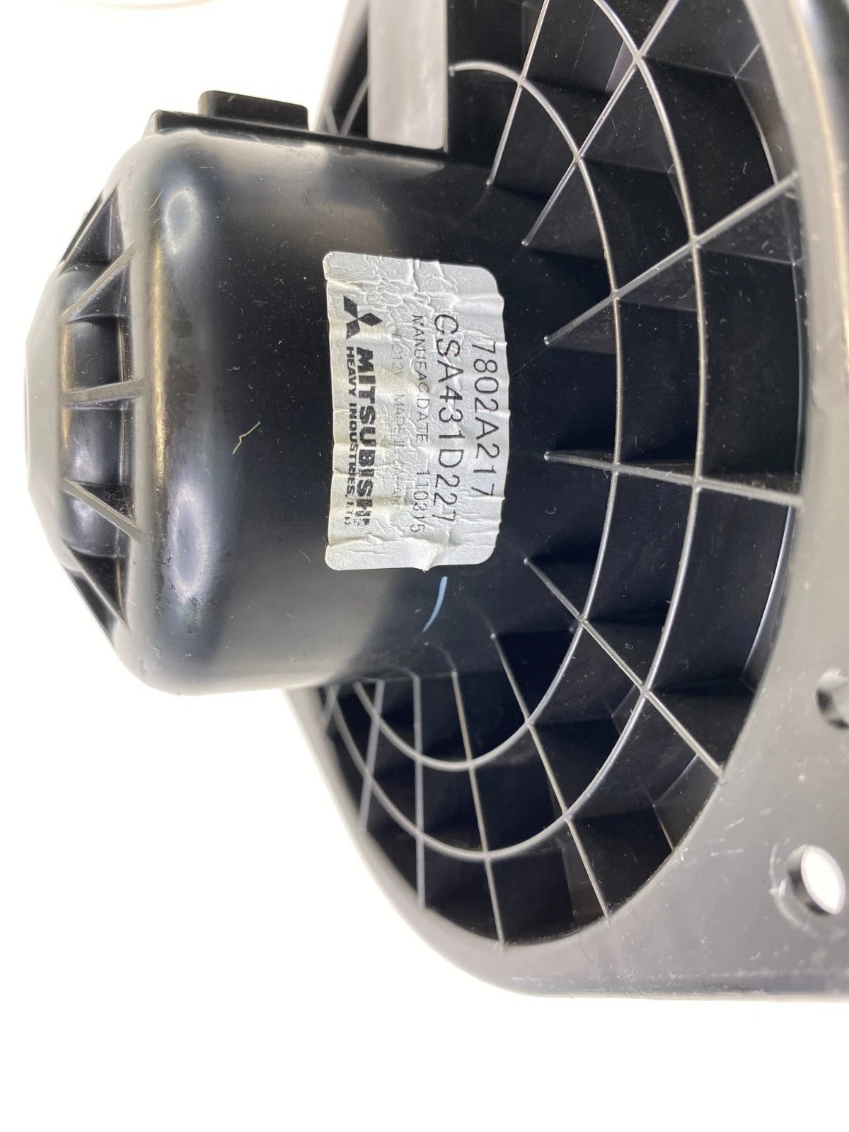 2008-2017 MITSUBISHI LANCER 2.0L L4 HVAC HEATER BLOWER MOTOR 7802A217 OEM