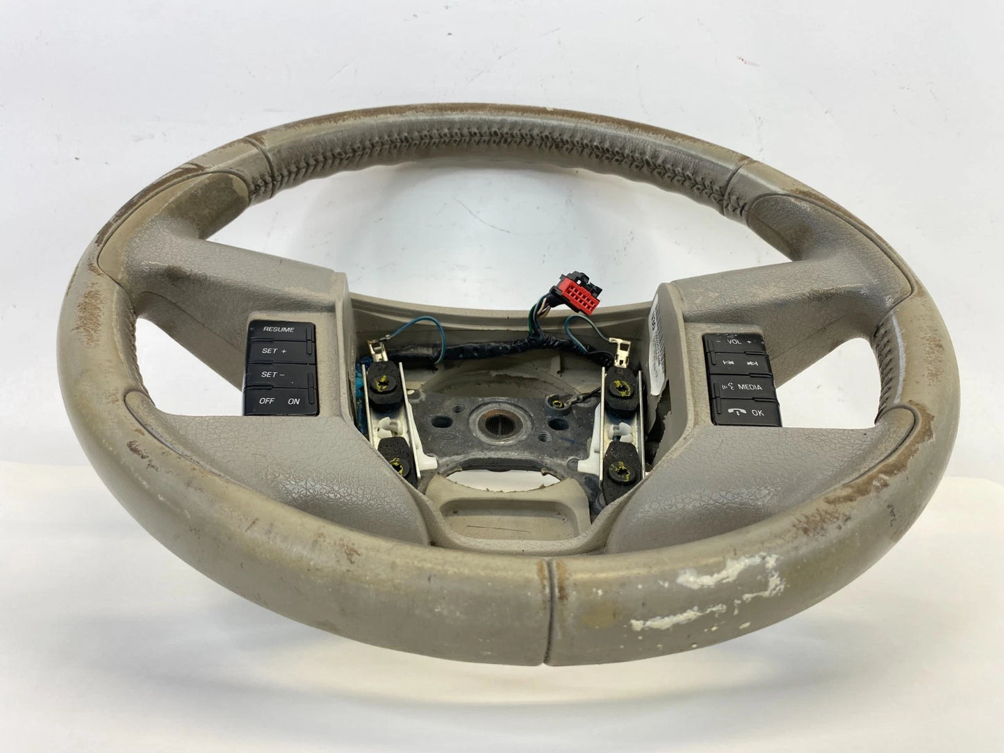 07-10 FORD EDGE STEERING WHEEL W/ AUDIO CRUISE CONTROL BUTTONS 3F563-BC31T3 OEM