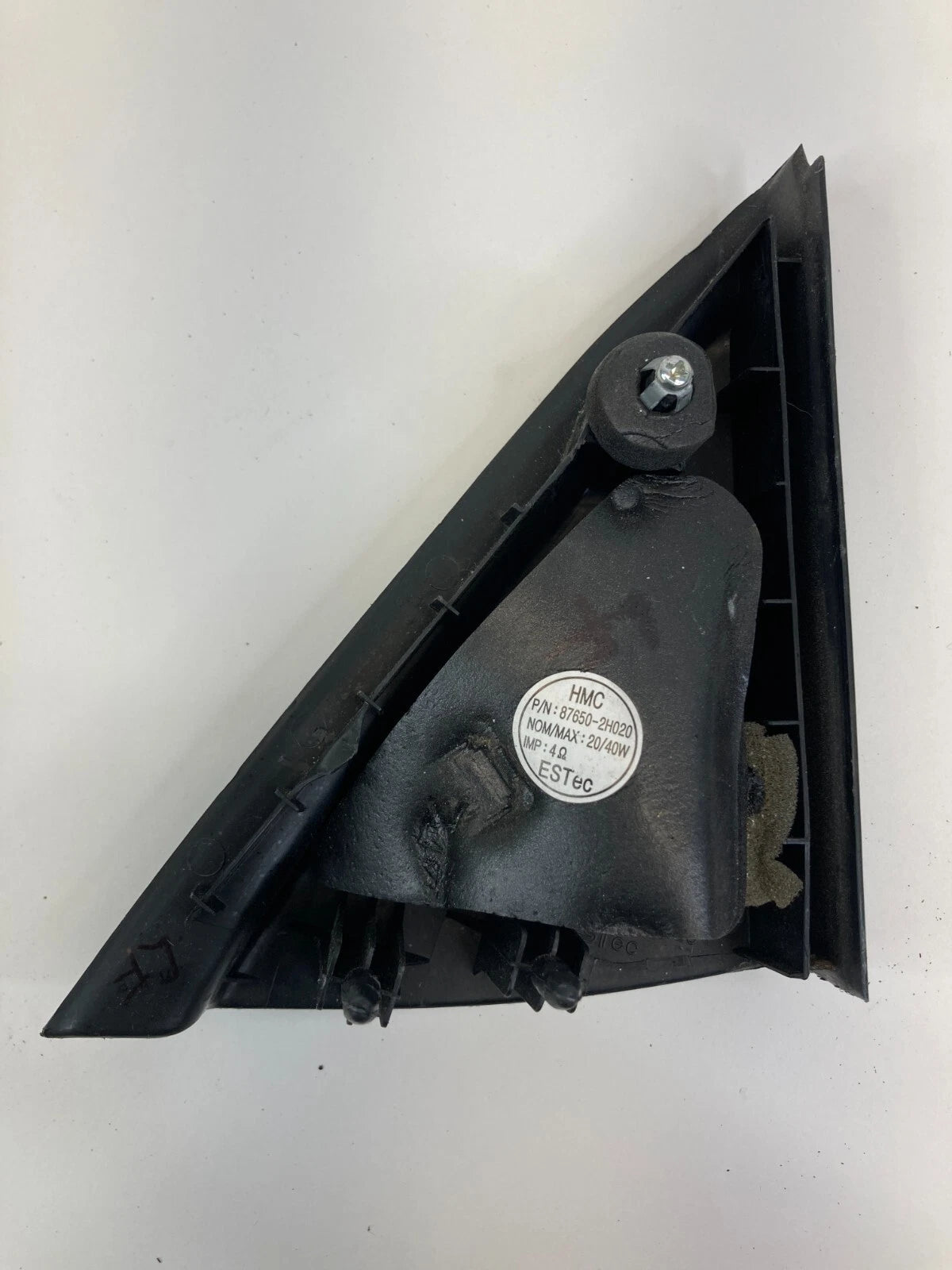 07-10 HYUNDAI ELANTRA FRONT LEFT DOOR MIRROR COVER CORNER TRIM BEZEL 87650-2H020