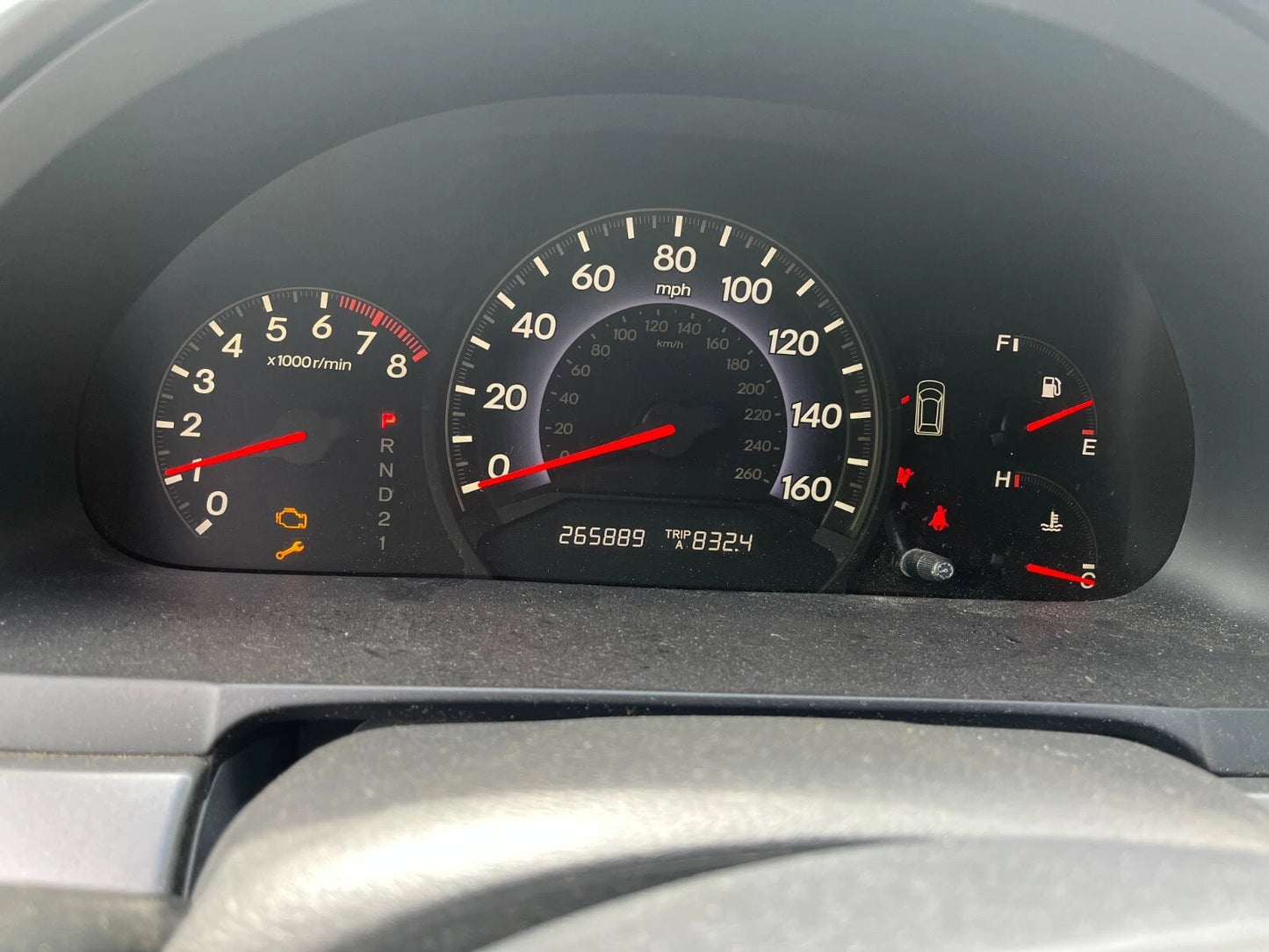 05-10 HONDA ODYSSEY INSTRUMENT CLUSTER SPEEDOMETER 265K MILES 78100-SHJ-A010-M1