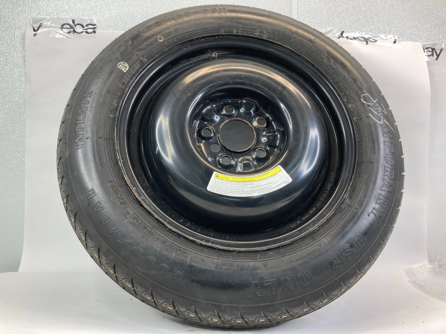 03-05 INFINITI G35 COUPE EMERGENCY SPARE TIRE COMPACT DONUT 145/90D16 16" R16