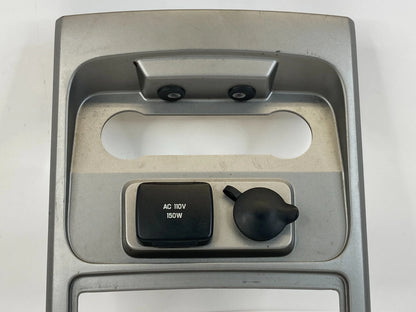 2009-2012 FORD FLEX REAR CENTER CONSOLE PANEL BEZEL TRIM POWER OUTLET OEM