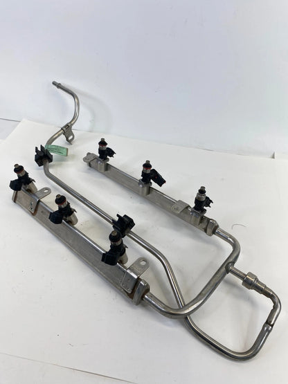 2013-2019 FORD FLEX 3.5L ENGINE FUEL SUPPLY INJECTOR INJECTION RAIL W/ LINE OEM