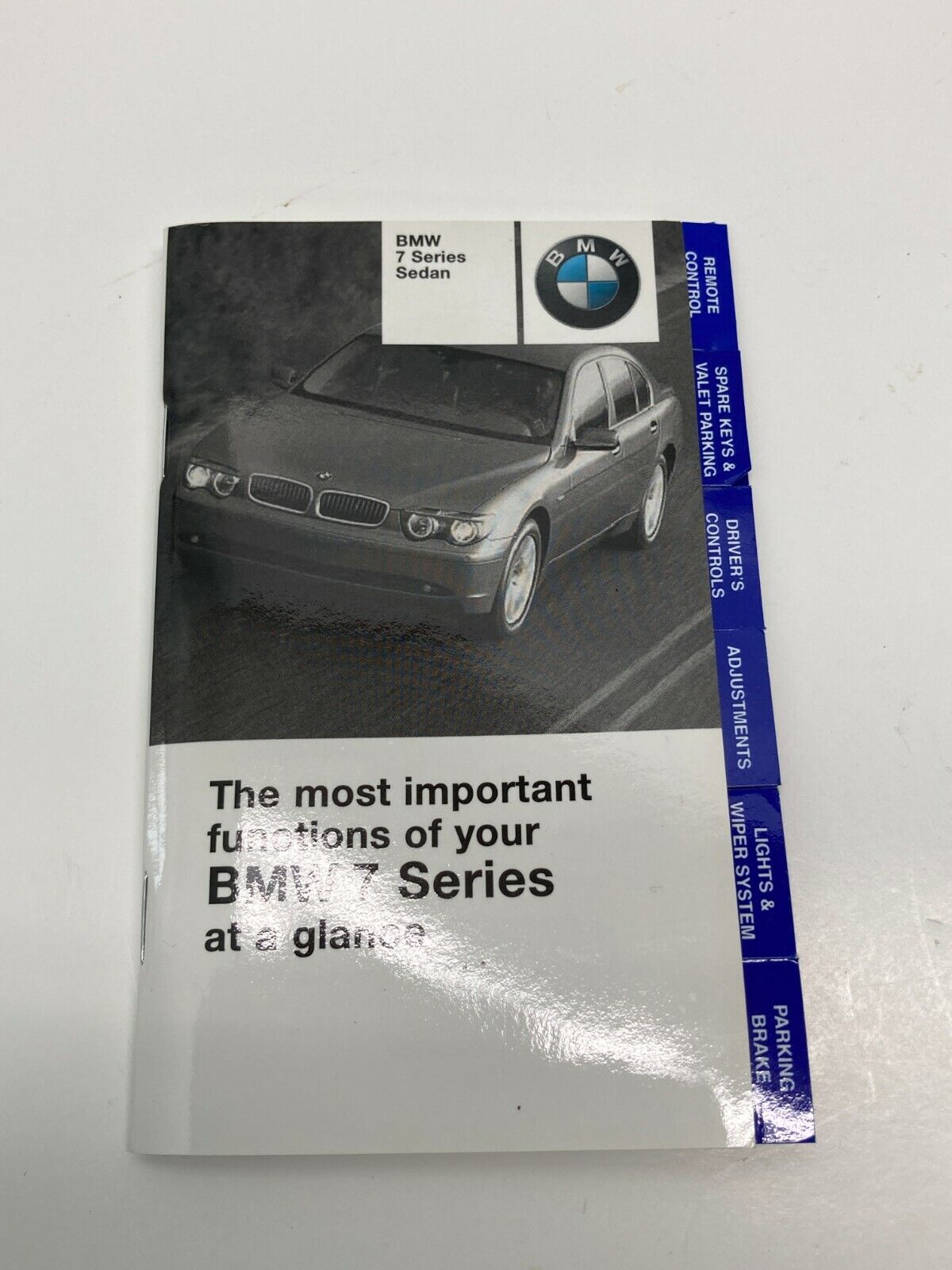 2002 02 BMW 745i Owner's Manual & Quick Reference Card w/ Case Set OEM