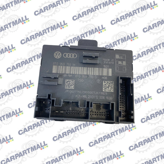 11-13 Audi A4 Quattro Front Left Side Door Locking Control Module 8T0-959-793-M