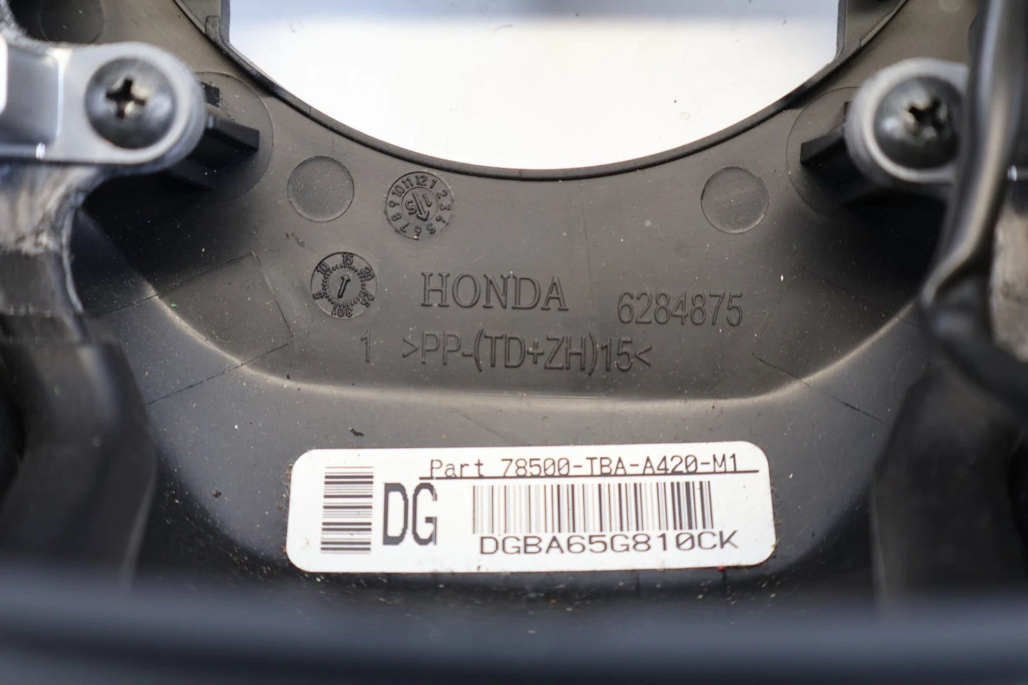 2016-2021 HONDA CIVIC STEERING WHEEL W/ CRUISE CONTROL SWITCHES OEM FACTORY