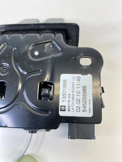 11-17 BUICK REGAL TRUNK LOCK LATCH ASSEMBLY W/ EMERGENCY RELEASE 13501988 OEM