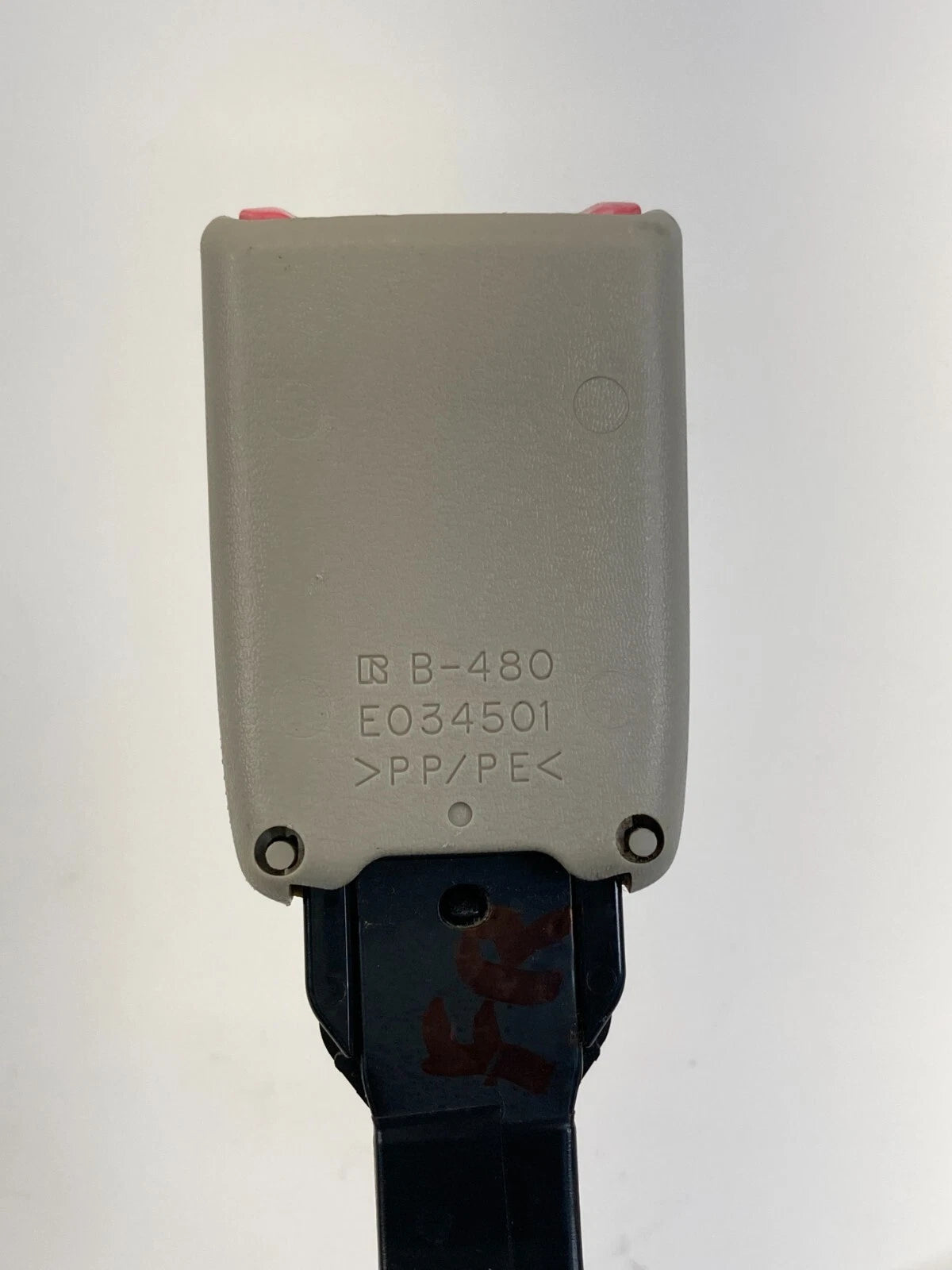 2008 2009 MITSUBISHI LANCER FRONT RIGHT PASSENGER SEAT BELT BUCKLE E034501 OEM