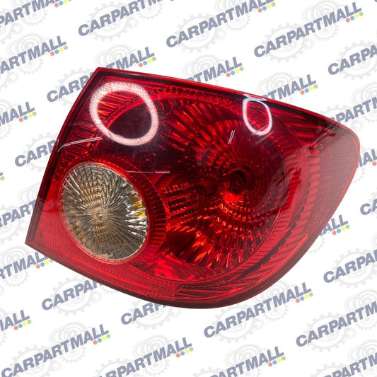 2005-2008 Toyota Corolla Sedan Rear Right Side Outer Tail Light Taillight Lamp