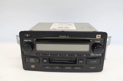 2005 2006 TOYOTA TUNDRA CREW RADIO AM FM CD RADIO RECEIVER PLAYER 861200C130 OEM