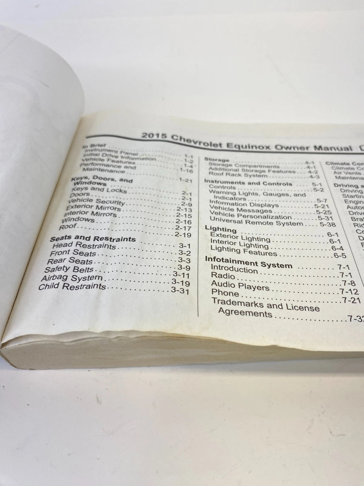 2015 CHEVROLET EQUINOX OWNERS MANUAL USER GUIDE REFERENCE OPERATOR BOOK OEM