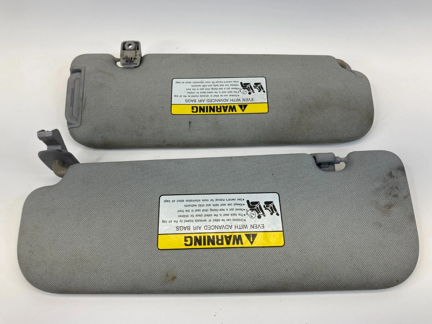 2011-2013 HYUNDAI ELANTRA SEDAN LEFT RIGHT DRIVER PASSENGER SUN VISOR PAIR OEM